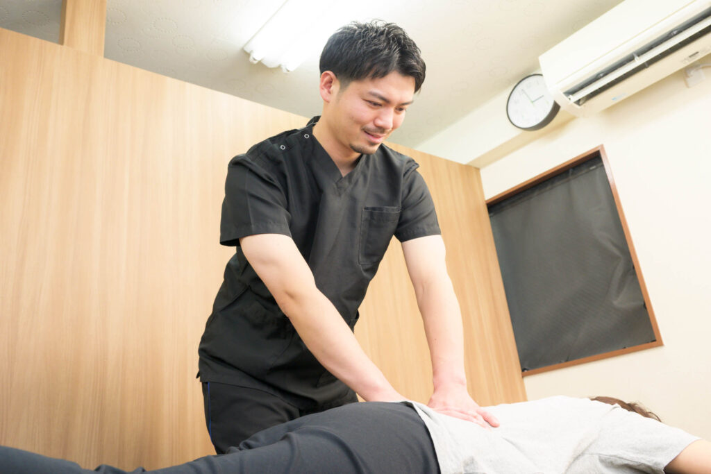 マッサージの様子