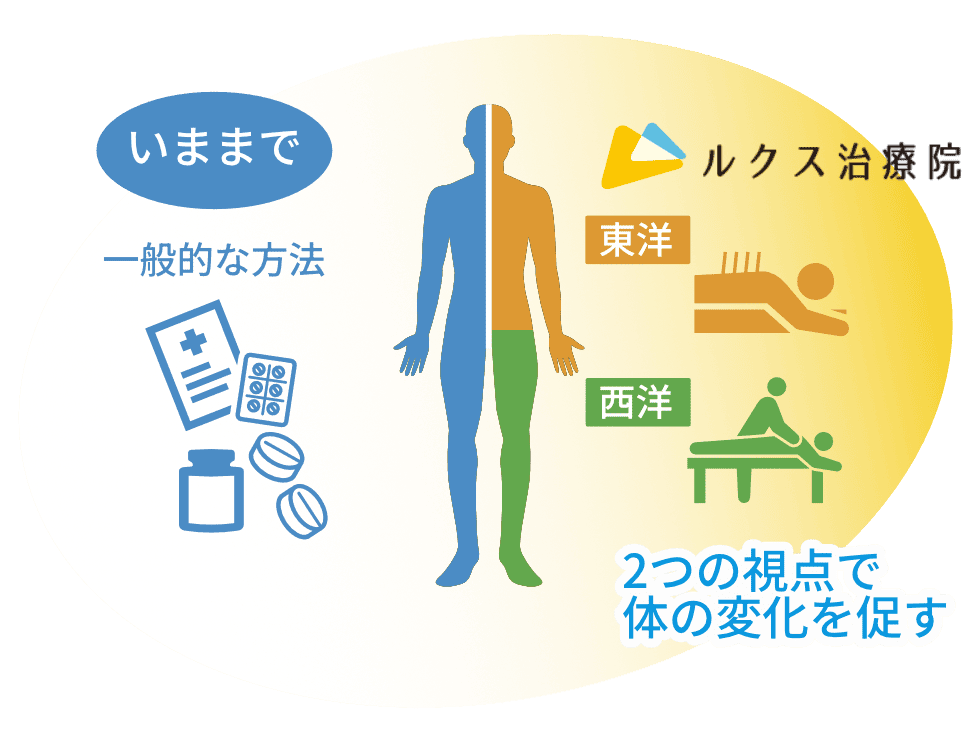 東洋×西洋2つの視点で体質改善をサポート