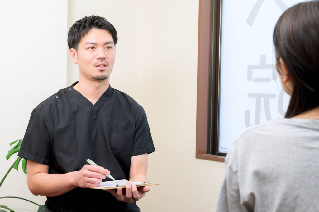 問診の様子